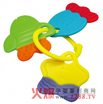 汤美天地软硬牙胶坚固宝宝牙齿