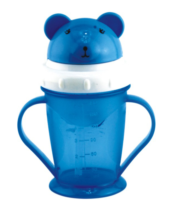 贝佳亲180ML熊仔吸管式饮水杯|深圳贝蕾乐婴