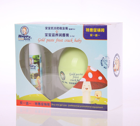 快樂(lè)貝比抗凍防裂金膏+潤(rùn)唇膏