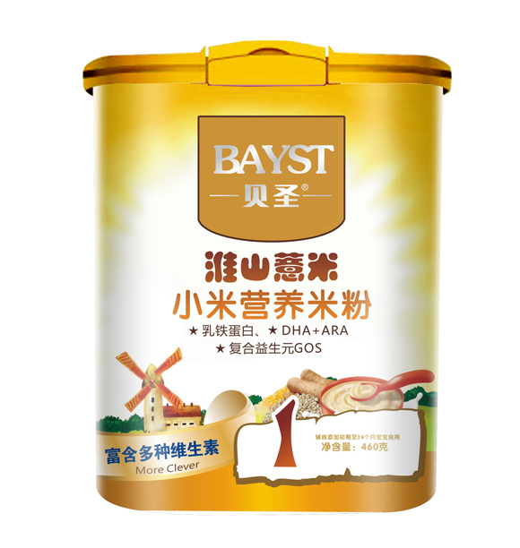 贝圣淮山薏米小米米粉1段