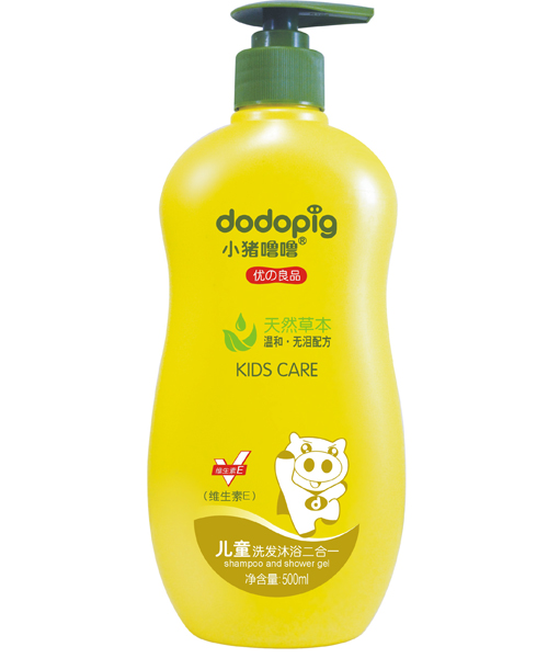 小猪噜噜儿童洗发沐浴二合一(维生素E)500ml