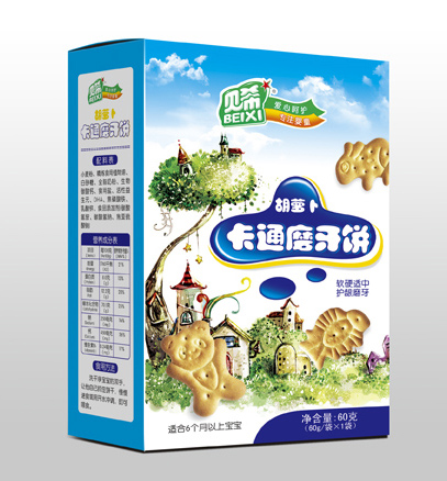 贝希卡通磨牙饼
