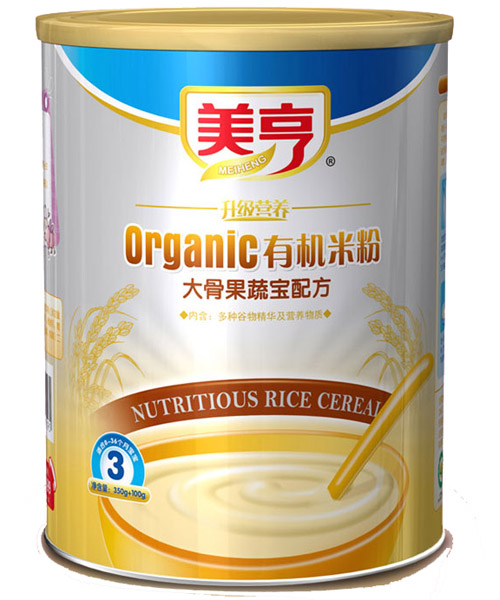美亨聽(tīng)裝大骨果蔬有機米粉3段