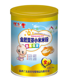 优加壹草本优胃金胚麦芽小米米粉