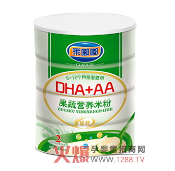 乖嘟嘟DHA+AA果蔬營(yíng)養米粉