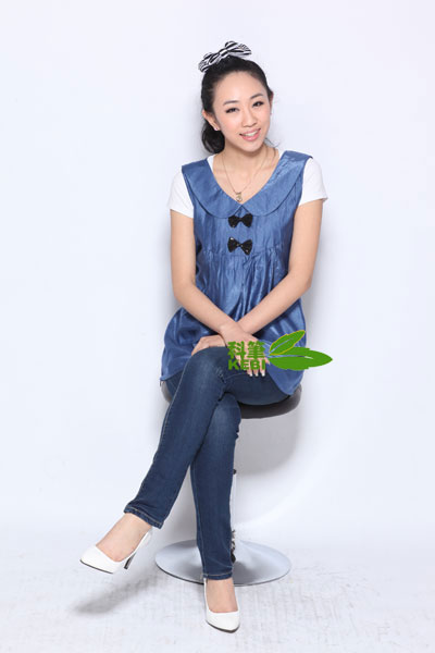 科笔小礼服双层马甲