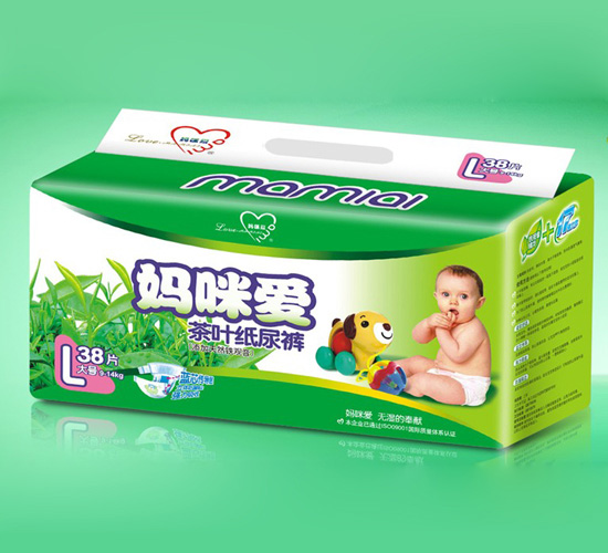 妈咪爱茶叶尿裤L