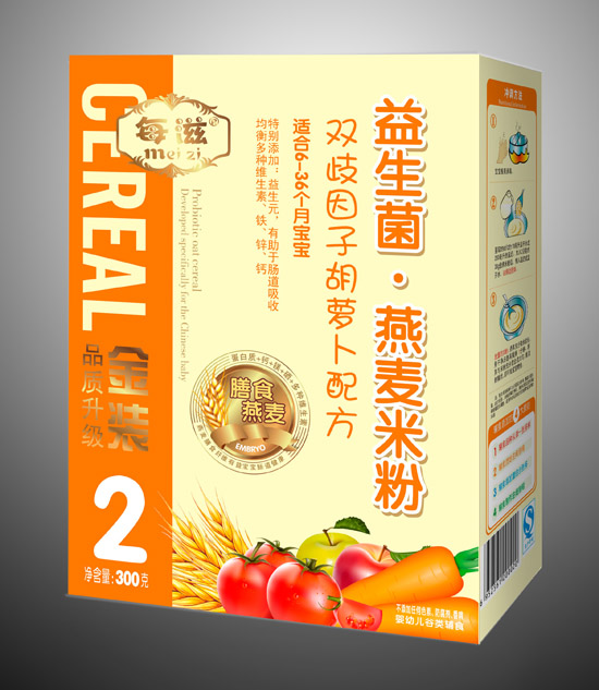 每滋双歧因子胡萝卜营养米粉