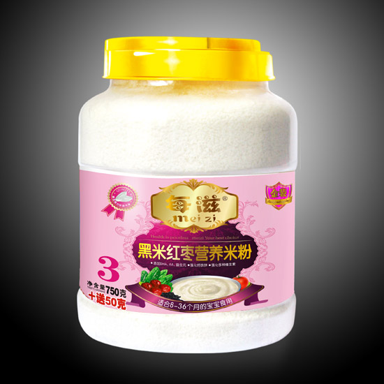 每滋黑米红枣营养米粉