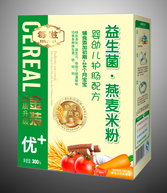 每滋婴幼儿护肠营养米粉