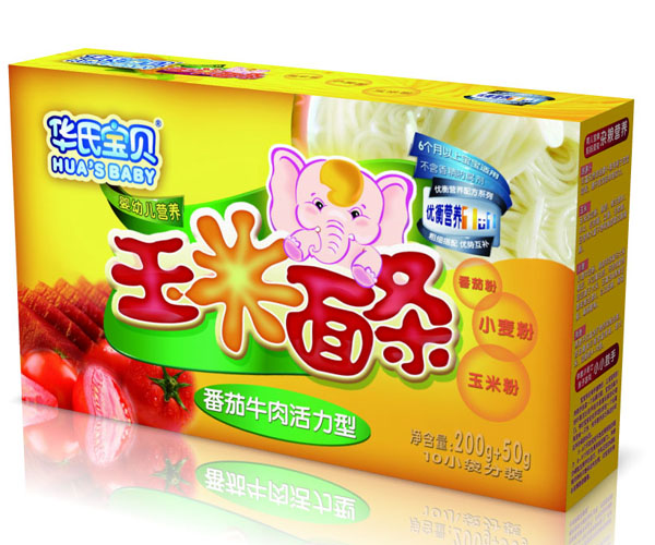 华氏宝贝番茄牛肉2玉米面条