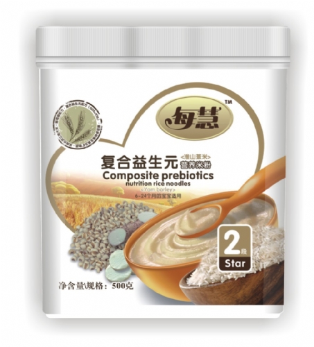 每慧淮山薏米复合益生元米粉2段(塑听装)