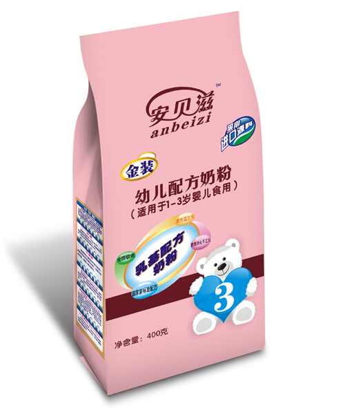 安贝滋幼儿配方奶粉400g3段(袋装)粉色|黑龙江