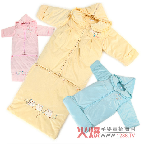 婴之初婴儿睡袋宝宝冬天保暖外出必备-产品资