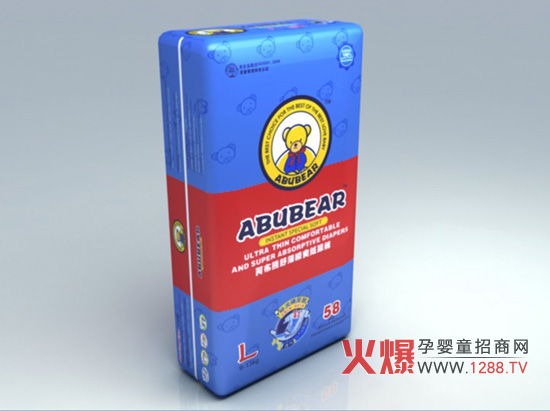 阿布熊舒薄瞬爽纸尿裤招商