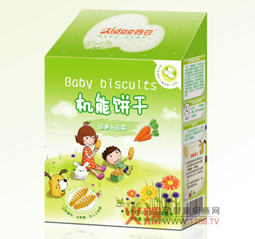 西豆机能饼干 缓解宝宝出牙不适症状
