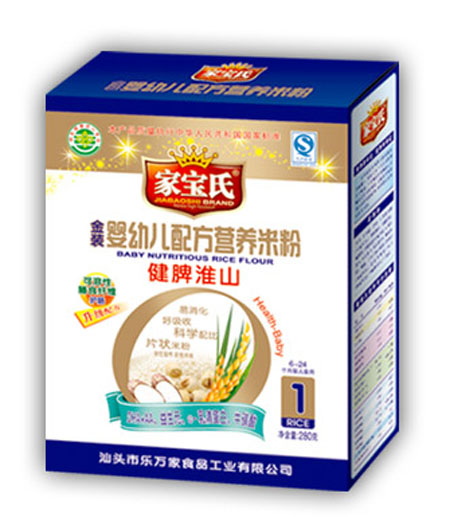 家宝氏健脾淮山营养米粉1段