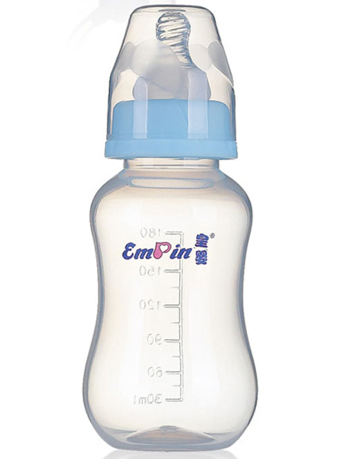 ��Ӥ���PPԲ��С��ƿ180ml��ɫ