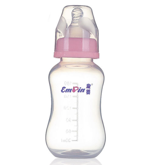 ��Ӥ���PPԲ��С��ƿ180ml��ɫ