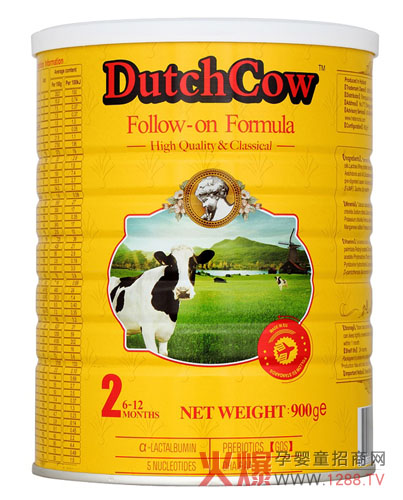 荷兰乳牛婴幼儿奶粉各段位卖点及配方优势-企