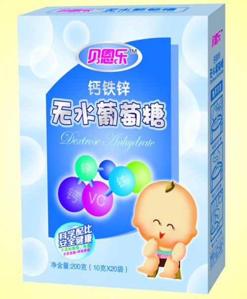 贝恩乐钙铁锌无水葡萄糖