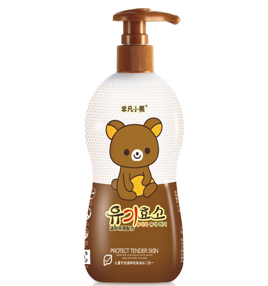 非凡小熊兒童天然溫和洗發(fā)沐浴二合一（天然珍珠）