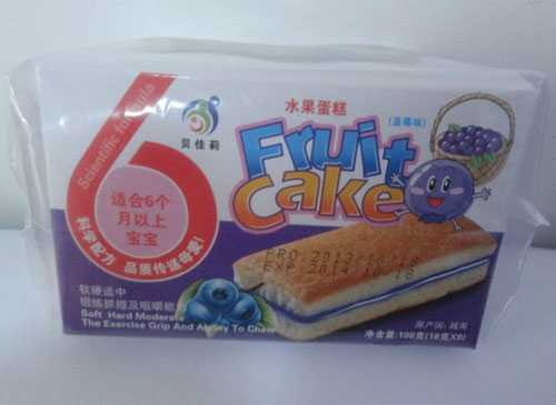 贝佳莉水果蛋糕蓝莓味