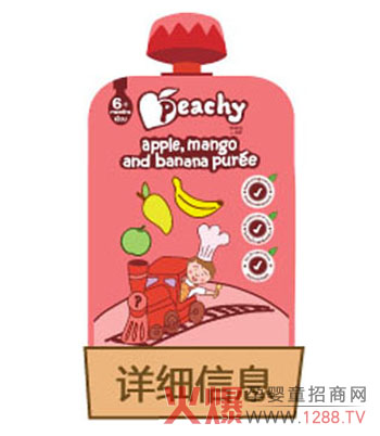 比趣Peachy香蕉味果蔬泥营养成分-火爆孕婴童