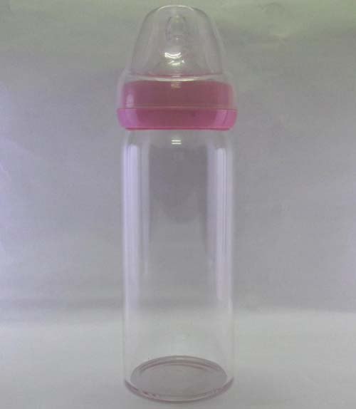 婴儿宝300ML宽口径直身玻璃奶瓶