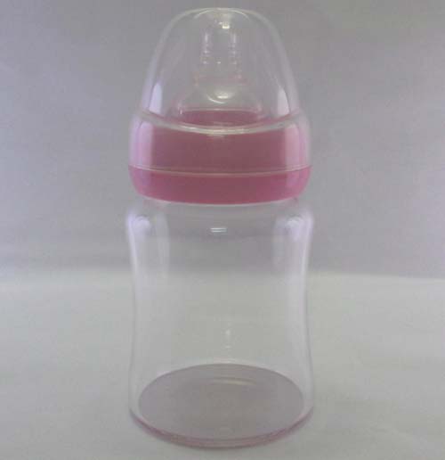 婴儿宝150ML宽口径腰形玻璃奶瓶