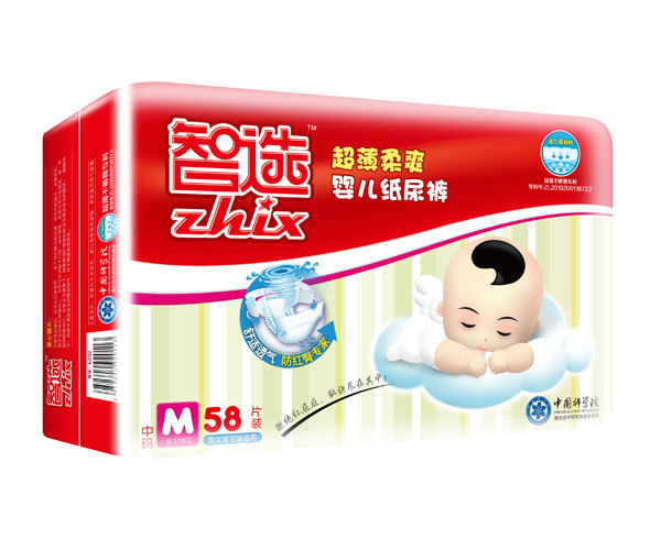 智选超薄柔爽婴儿纸尿裤M