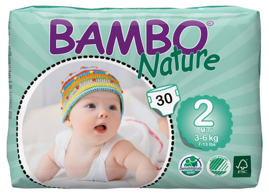 BAMBO Nature婴儿纸尿裤XS码30片-火爆孕婴
