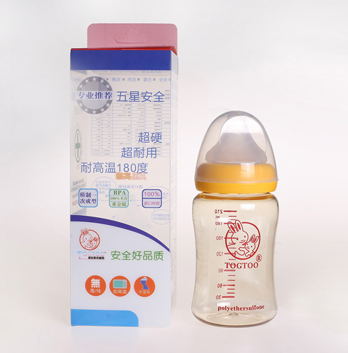 淘气兔ppsu奶瓶黄色