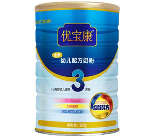 优宝康youe配方奶粉听装3段900g