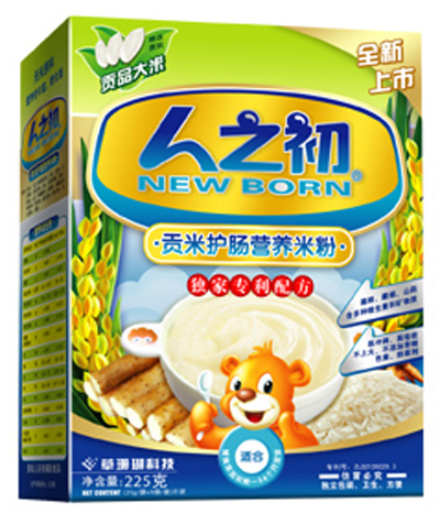 人之初嬰幼貢米護腸營(yíng)養米粉盒裝