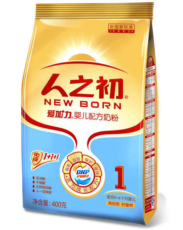 爱加力婴儿奶粉1段袋装