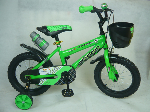机器猫布加迪14#绿自行车|三合顺儿童用品公司