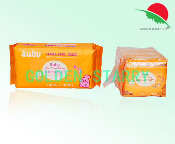 金旭yinge湿纸巾亮橙色