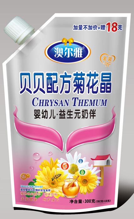 澳尔雅婴幼儿益生元奶伴菊花晶
