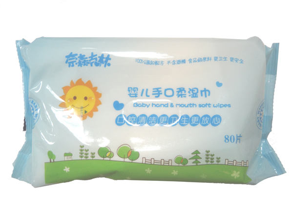 奈森克林嬰兒手口濕巾80（抽）