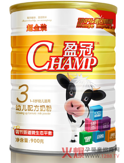 盈冠超金裝幼兒配方奶粉