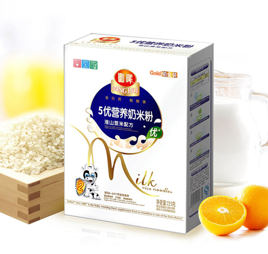 铭晖5优淮山薏米奶米粉好消化不上火_婴儿米