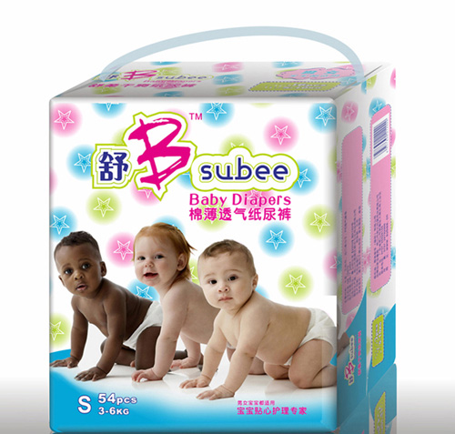 舒B棉薄透气纸尿裤S54