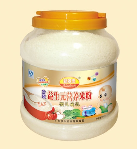 新多乐益生元营养米粉1段