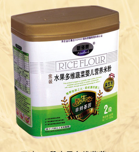 新多乐水果多维蔬菜婴儿营养米粉2段