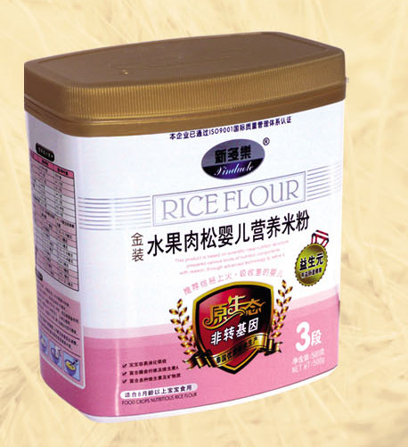 新多乐水果肉松婴儿营养米粉3段