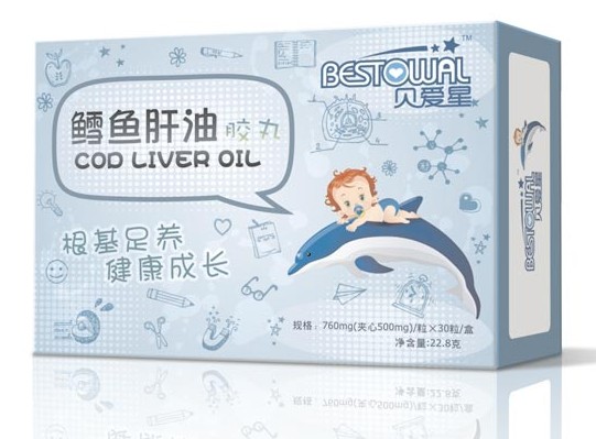 贝爱星鳕鱼肝油胶丸