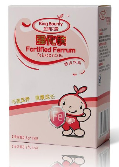 金纳贝爱强化铁固体饮料