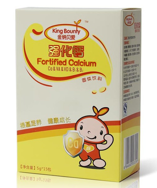 金纳贝爱强化钙固体饮料
