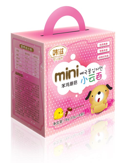 韩滋笨鸡蘑菇小云吞-火爆孕婴童招商网